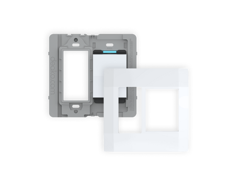 Connector™ (Backplate) with Outlet with Single-Pole Simple Rocker Switch