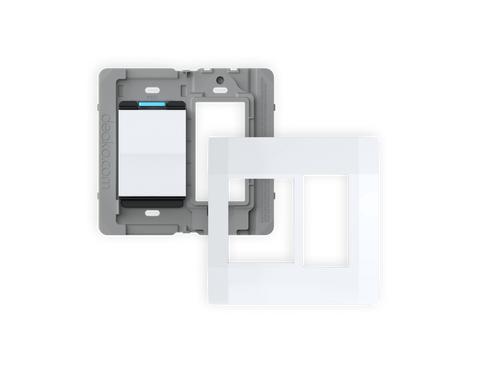 Connector™ (Backplate) with Outlet with Single-Pole Simple Rocker Switch