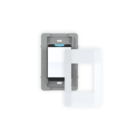 Universal Connector™ (Backplate) & Faceplate with Single-Pole Simple Rocker Switch