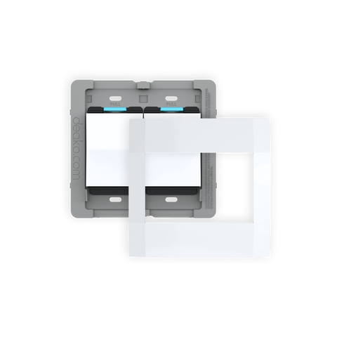 Universal Connector™ (Backplate) & Faceplate with Single-Pole Simple Rocker Switch