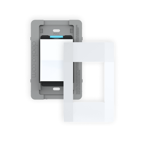 Switch Box Backplate Universal Backplate with Single Pole Simple Rocker Switches – Deako