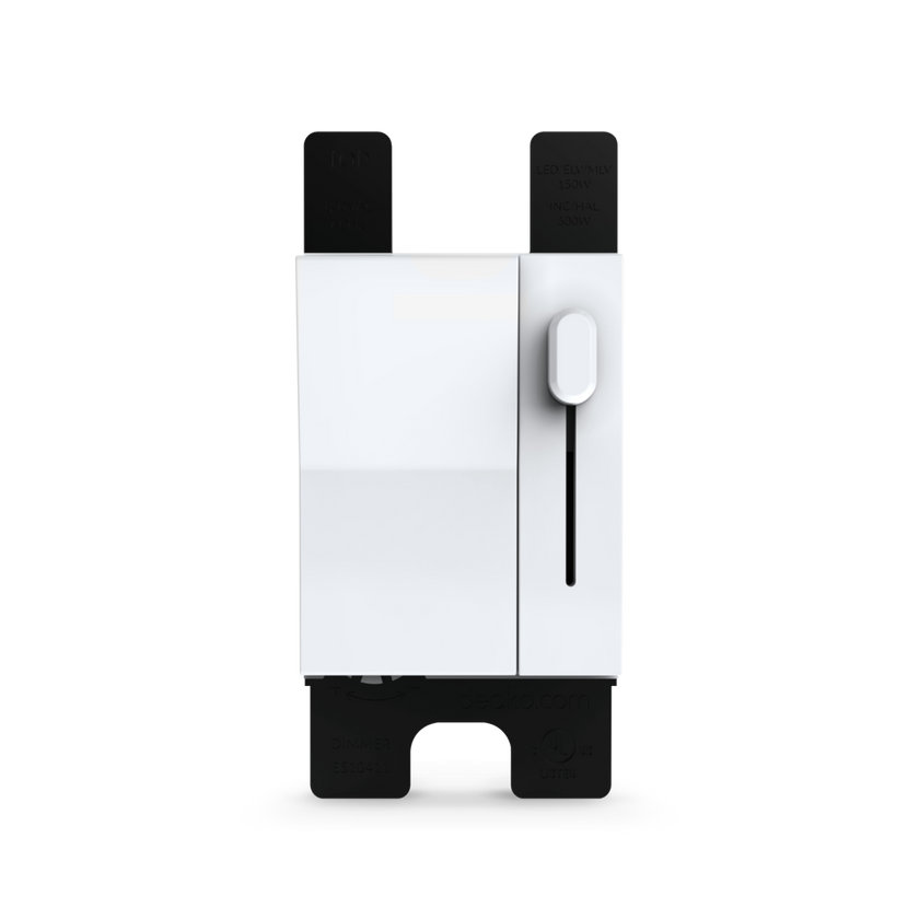 Quick Wire Connector (Backplate) & Faceplate with Single-Pole Simple R ...