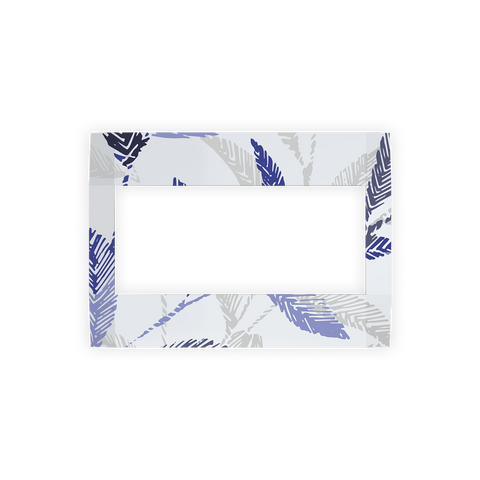 Deako Blue Grey Feather Faceplate