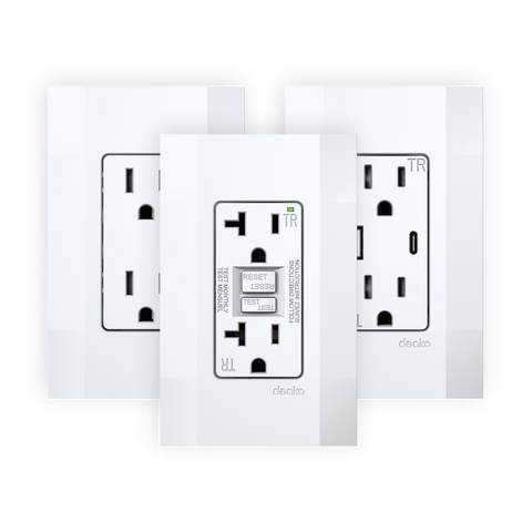 Simple Outlet with Screwless Cover