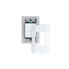 Quick Wire Backplate & Faceplate with Single-Pole Simple Rocker Switch