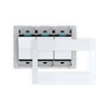 Quick Wire Backplate & Faceplate with Single-Pole Simple Rocker Switch