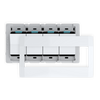 Quick Wire Backplate & Faceplate with Single-Pole Simple Rocker Switch