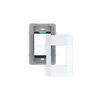 Universal Backplate & Faceplate with Single-Pole Simple Rocker Switch