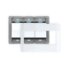 Universal Backplate & Faceplate with Single-Pole Simple Rocker Switch