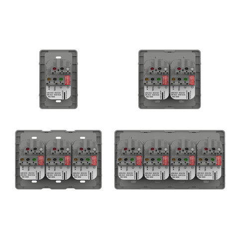 Universal Backplate & Faceplate with Single-Pole Simple Rocker Switch ...