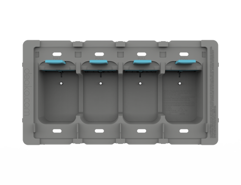 Universal Backplate with Single Pole Simple Rocker Switches